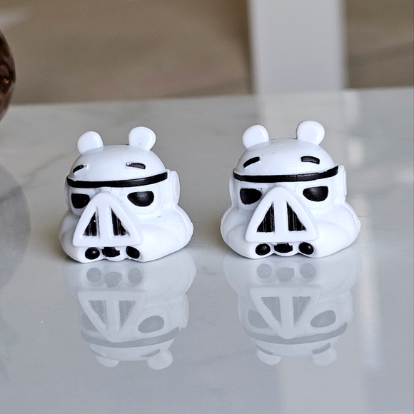 Star Wars Angry Birds Replacement Mini Figures Pig Stormtroopers Lot Of 2, 1" - Picture 5 of 5